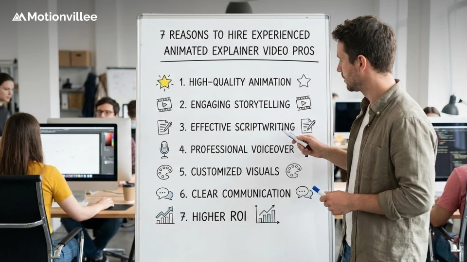 Seven reasons you must hire experienced Animated Explainer Video professionals