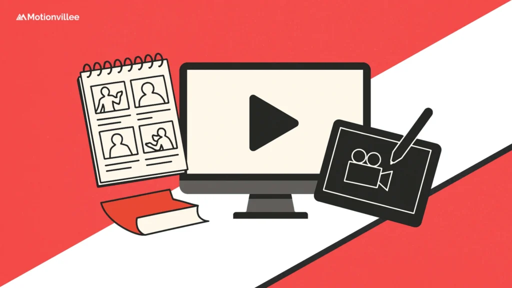 Process of creating animated explainer video