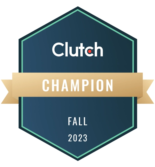 Motionvillee Clutch CHAMPION FALL 2023 Badge