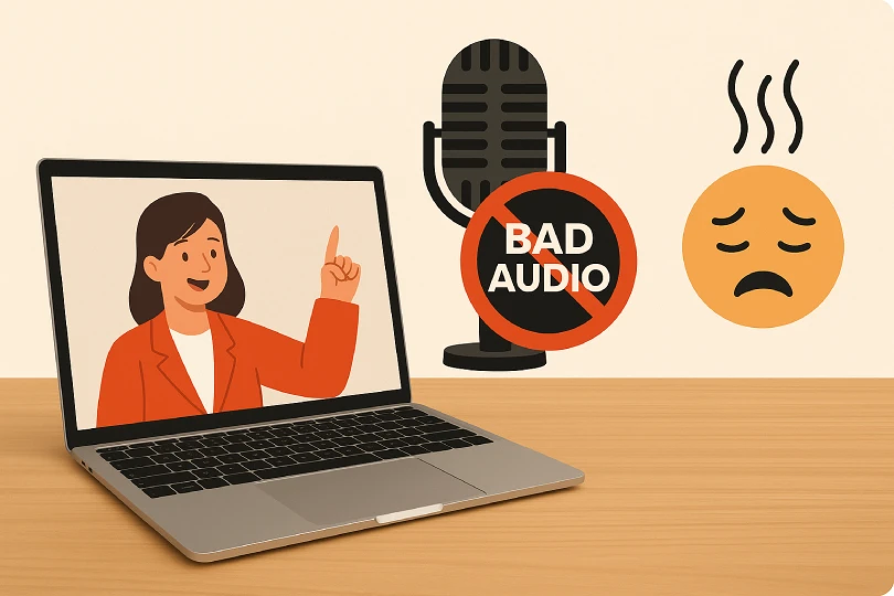 Poor Voiceover and Audio