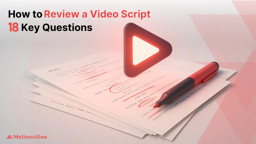 18 Questions to Ask Before Approving a Video Script