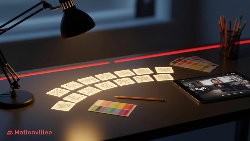 How We Plan Visual Flow and Transitions for B2B Video Production