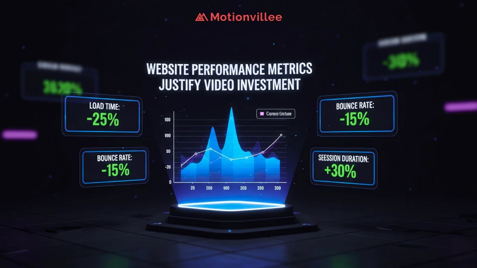 Website Performance Metrics Justify Video Investment