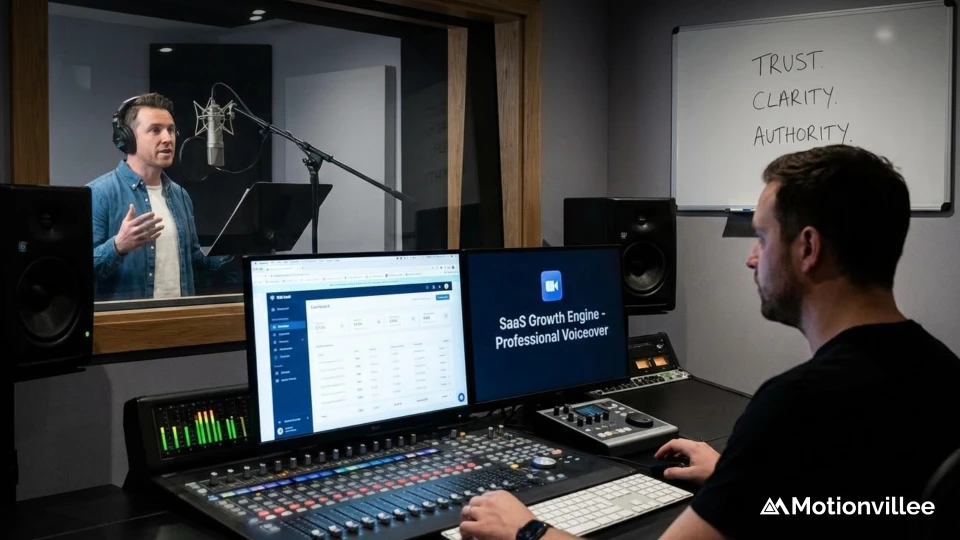 Why Professional-Sounding Voice Over Matters for SaaS Videos