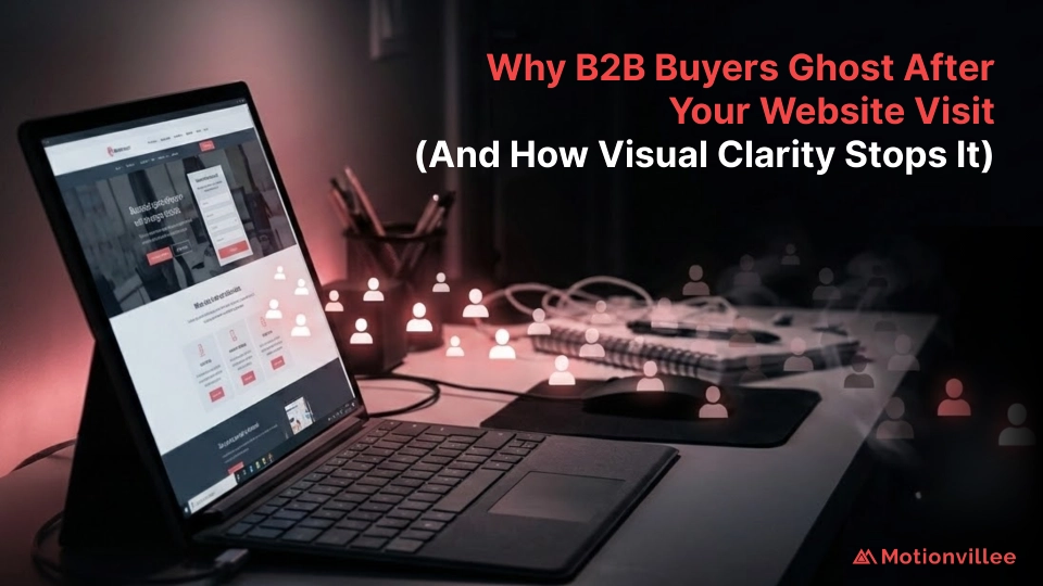 Why B2B Buyers Ghost After Your Website Visit (And How Visual Clarity Stops It)