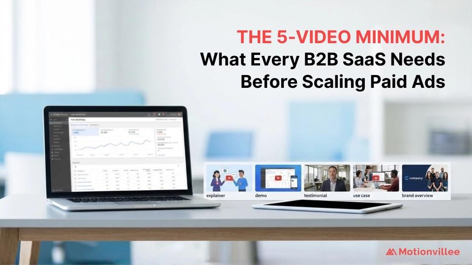 The 5-Video Minimum: What Every B2B SaaS Needs Before Scaling Paid Ads