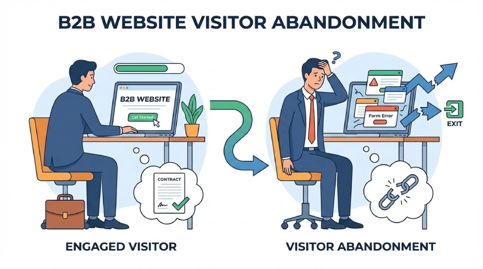 What Is B2B Website Visitor Abandonment?