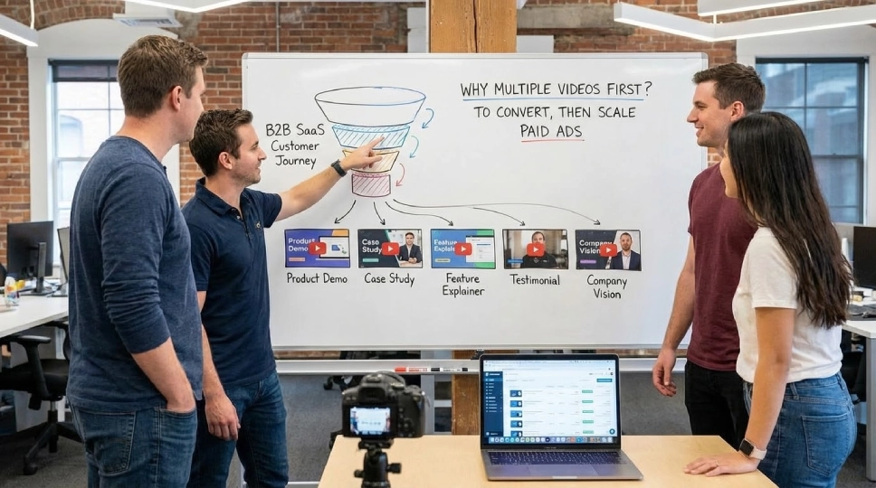 Why Do B2B SaaS Companies Need Multiple Videos Before Scaling Paid Ads?