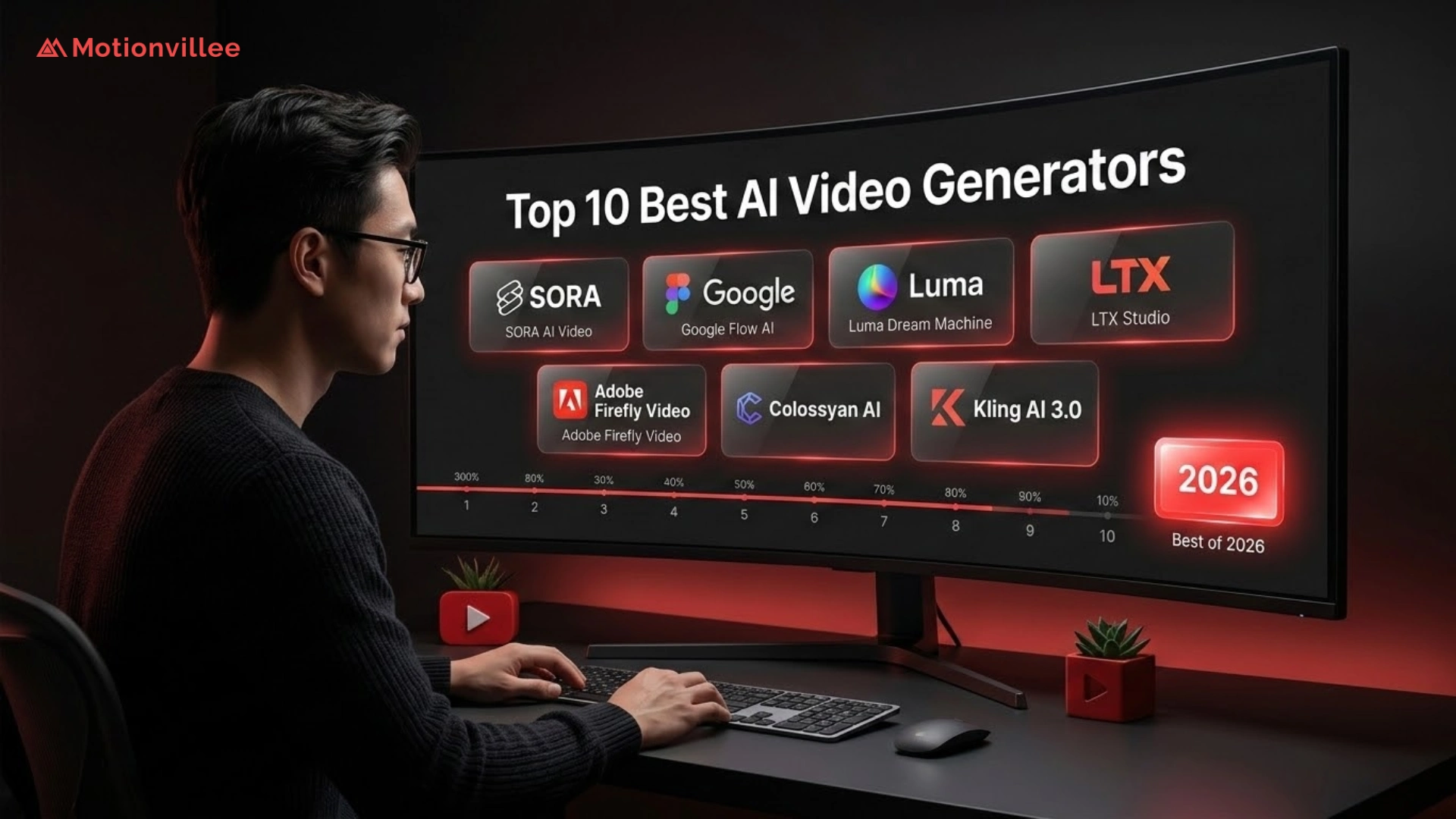Top 10 Best AI Video Generators in 2026