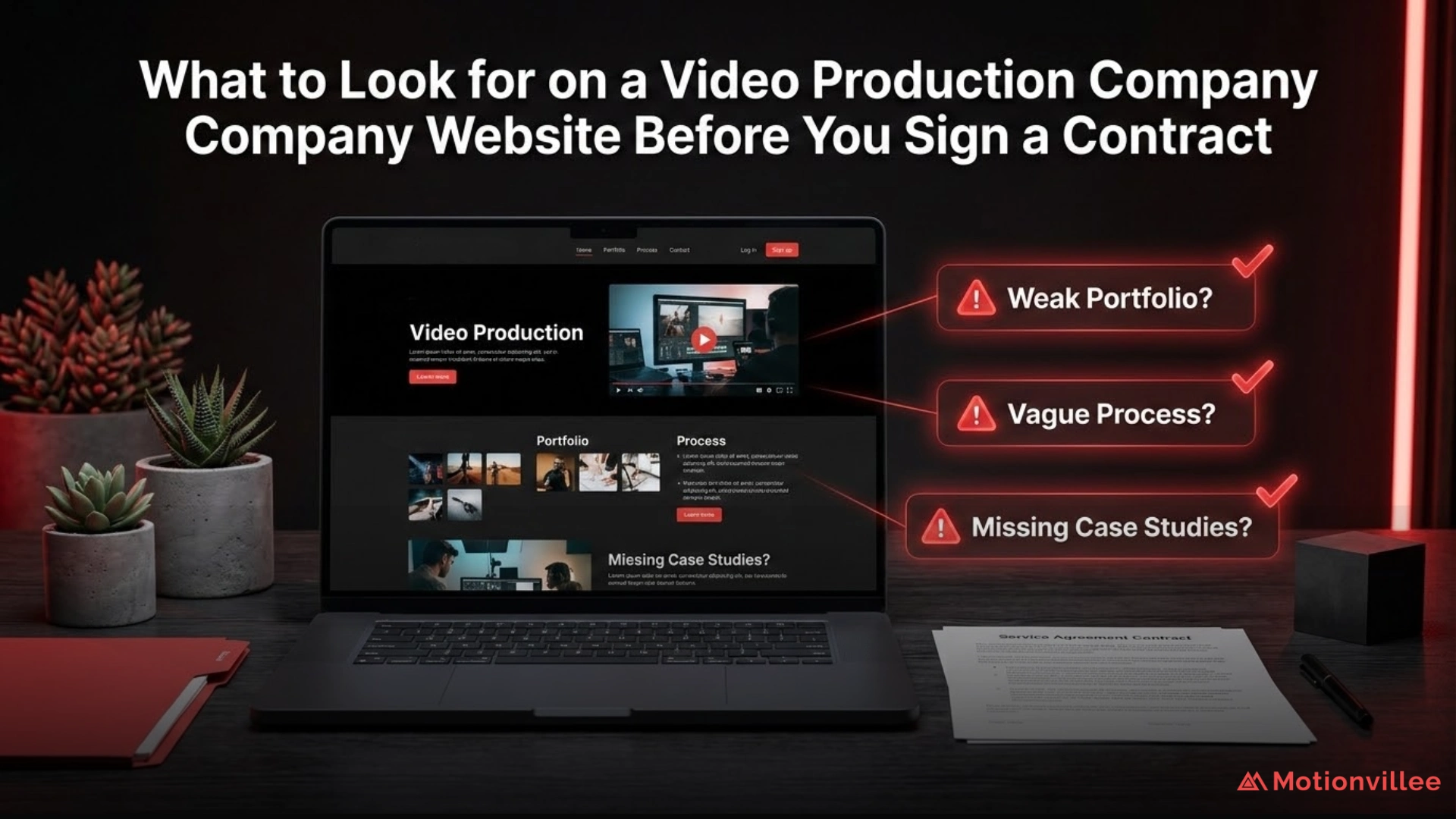 What to Look for on a Video Production Company Website Before You Sign a Contract